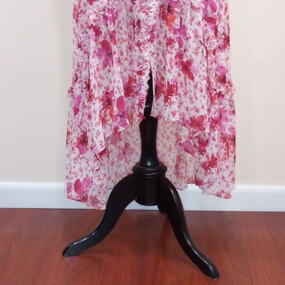 Misa Los Angeles Aurelie Gardenia Ruffled Midi Dress - Size XS - Picture 8 of 15